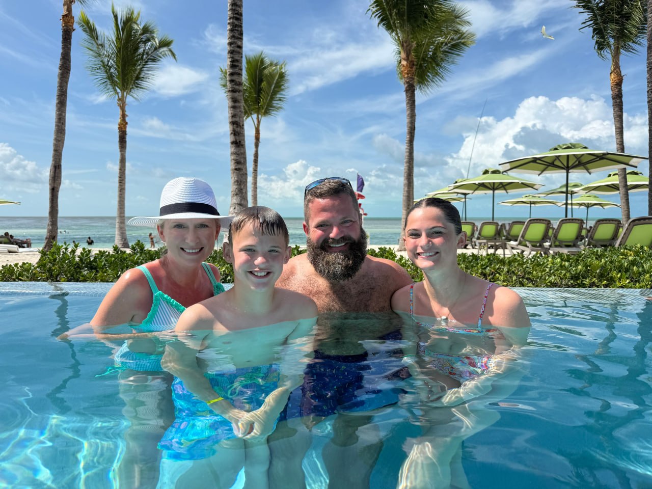 Allie Penny and family on vacation