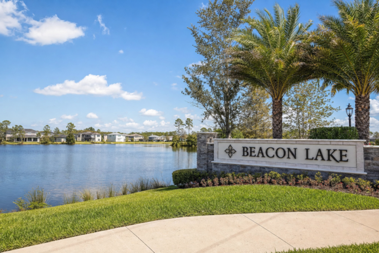 Beacon Lake St Johns County Florida community with serene lake view