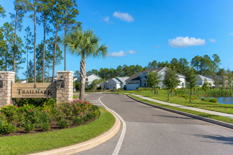 TrailMark St Johns County Florida neighborhood with nature trails